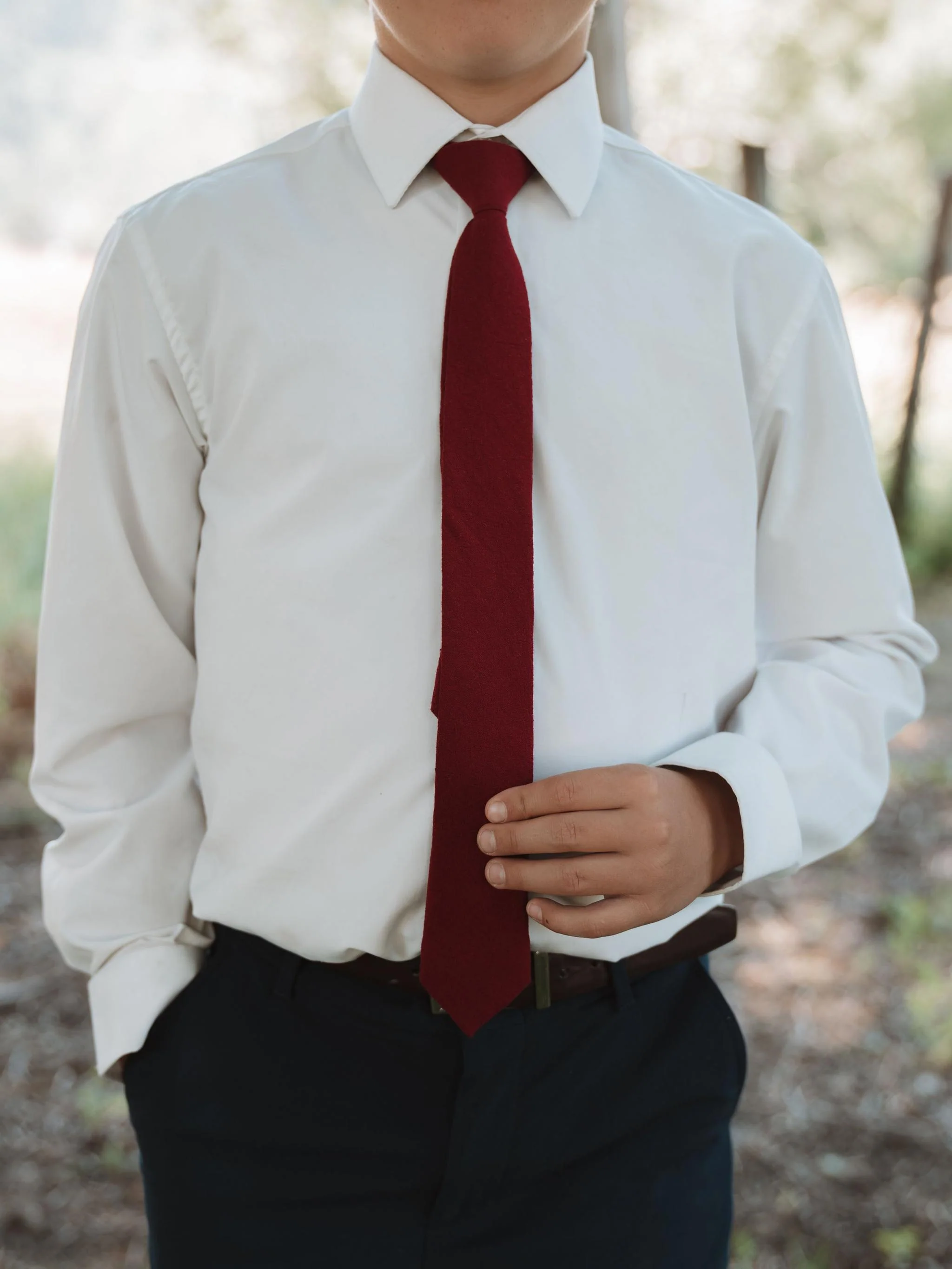 Plum Boys Tie - Image 2