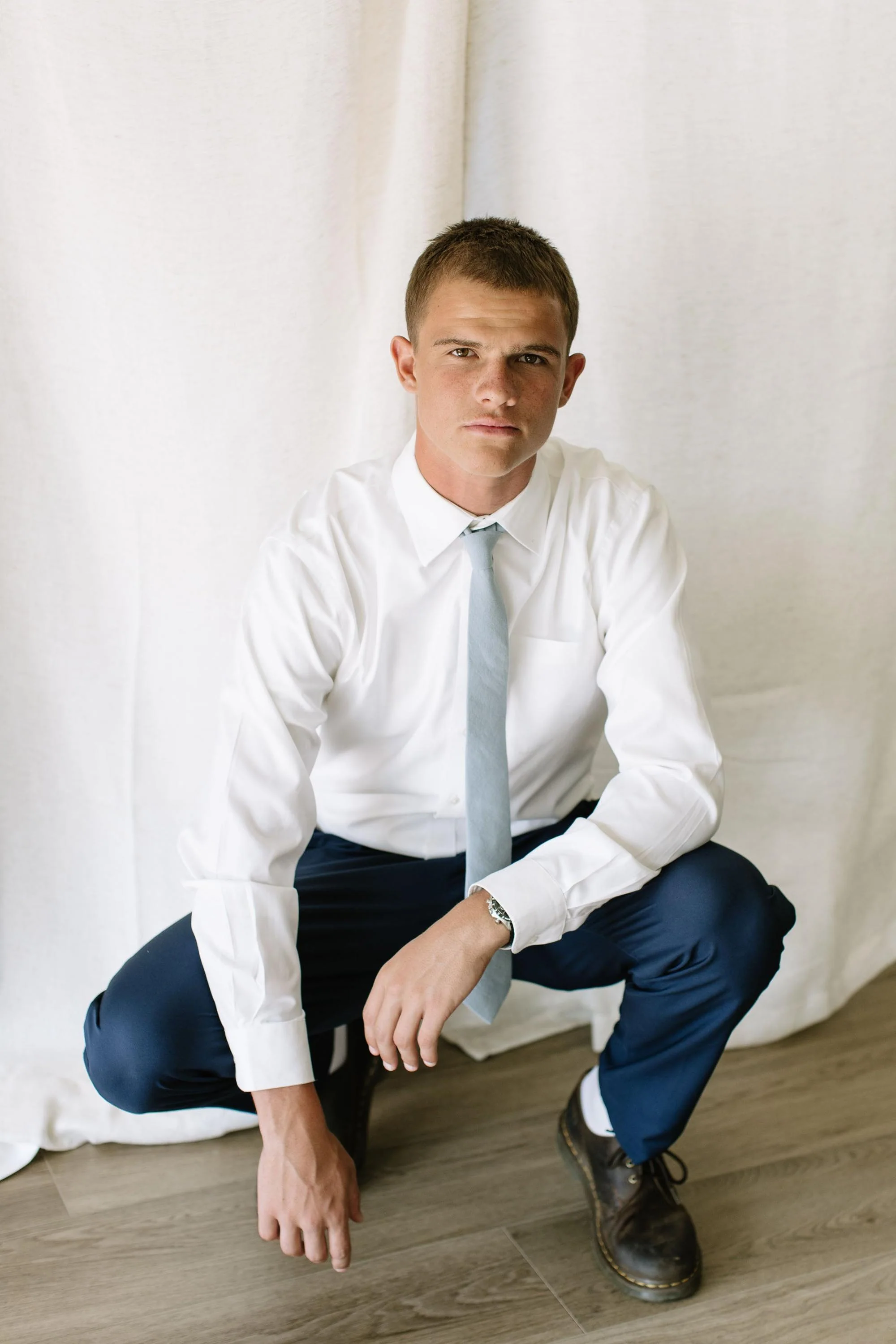 Powder Blue - Men's Tie - Image 7