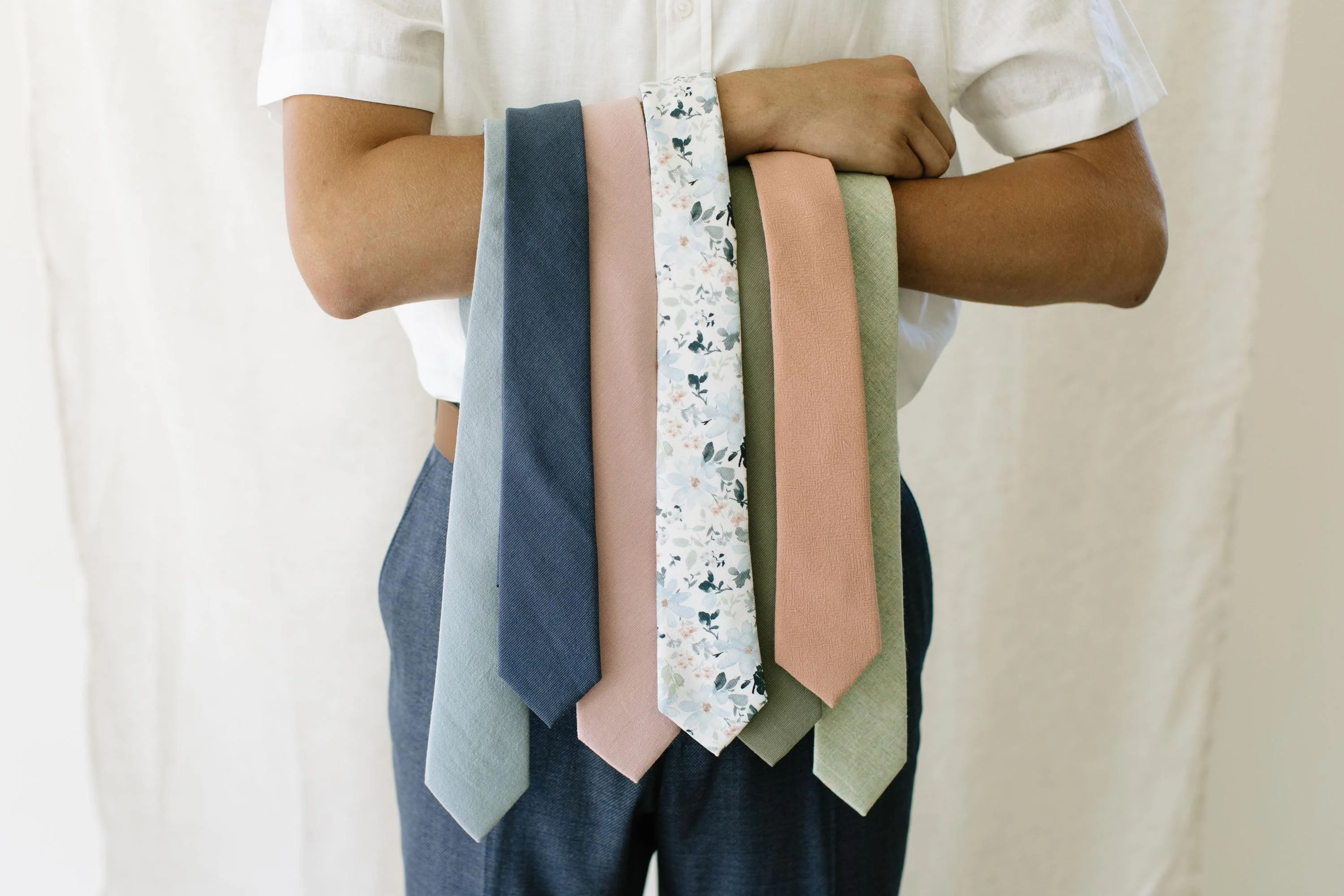 Powder Blue - Men's Tie - Image 8