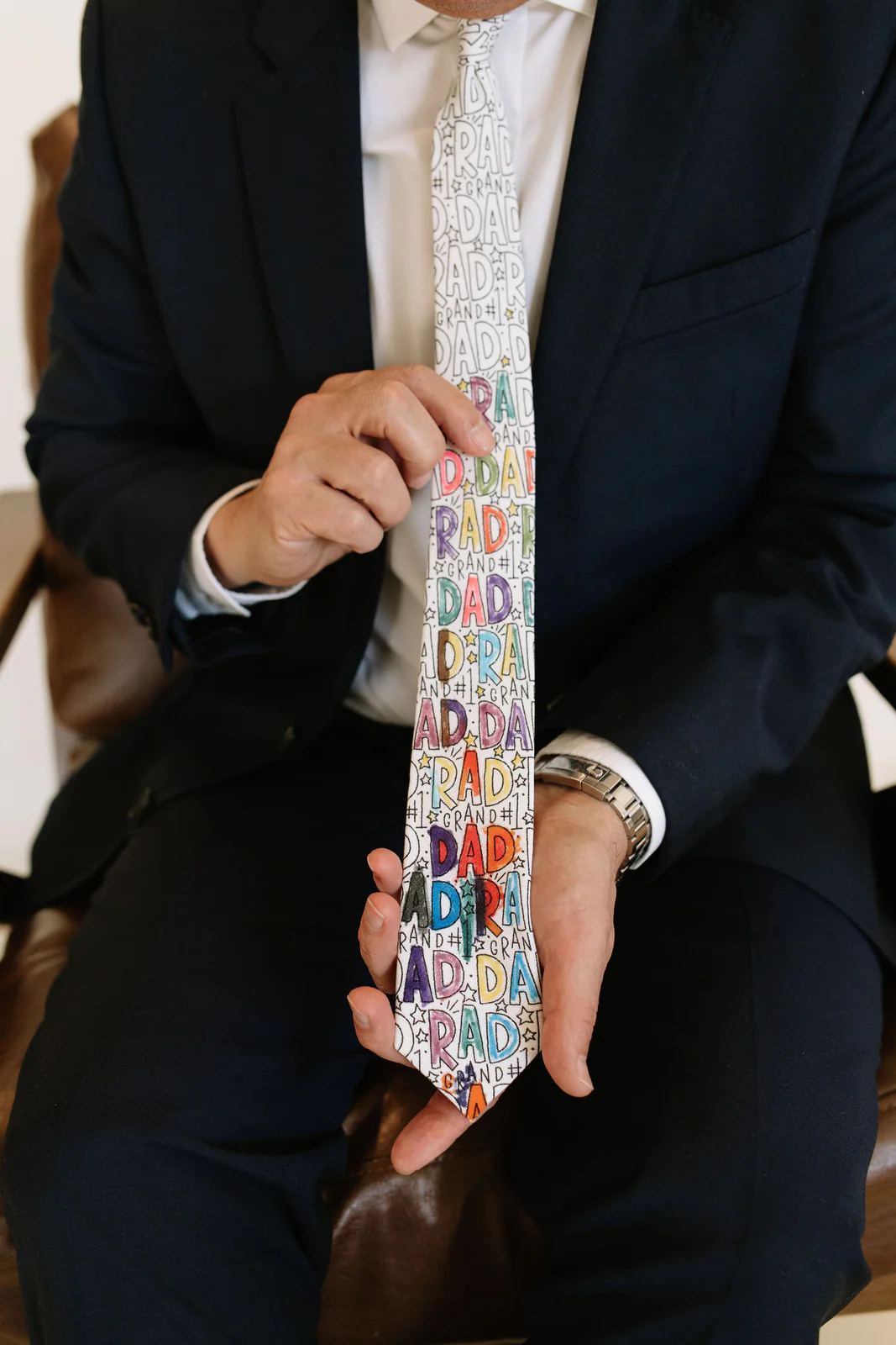 Rad GRAND Dad Coloring Tie *markers sold separately - Image 2