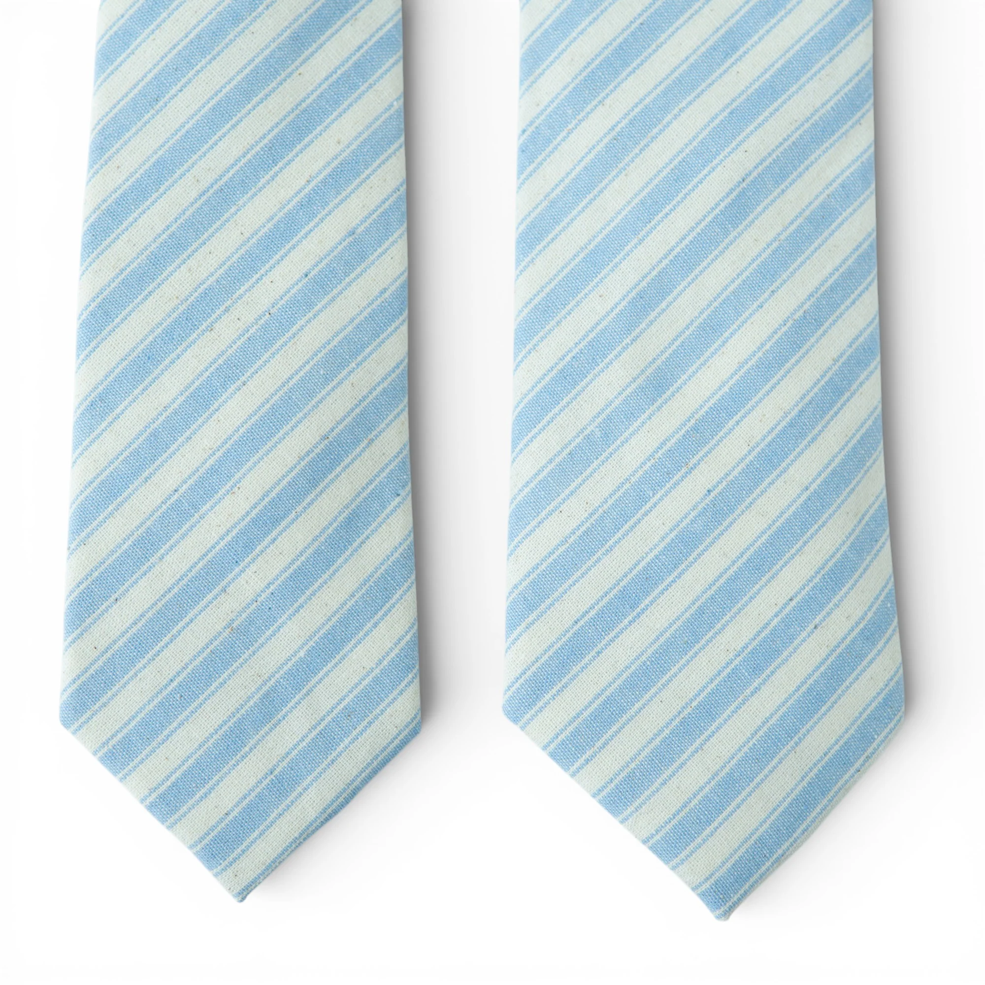 Robin Egg Stripe - Men's Tie - Image 3
