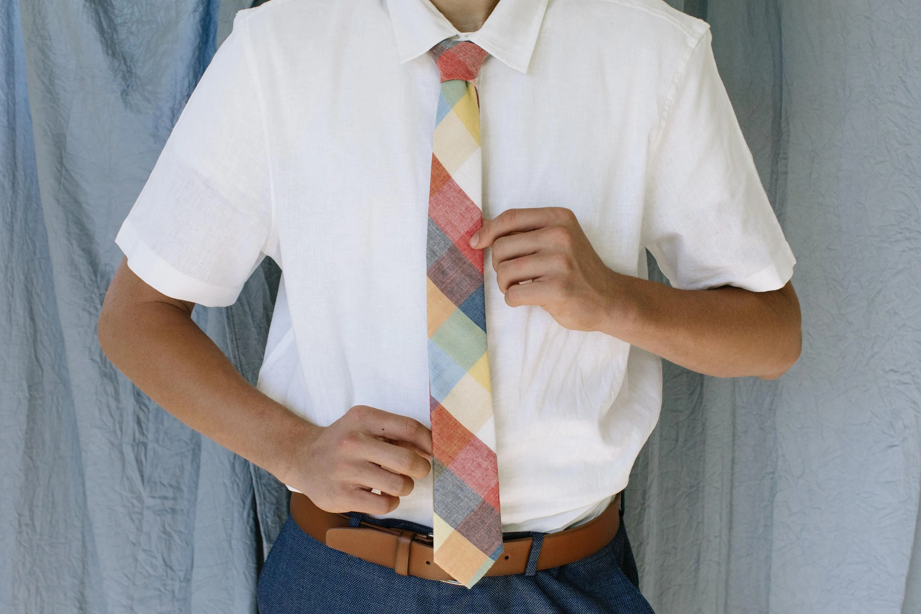 Rubik Cube Men's Tie - Image 4