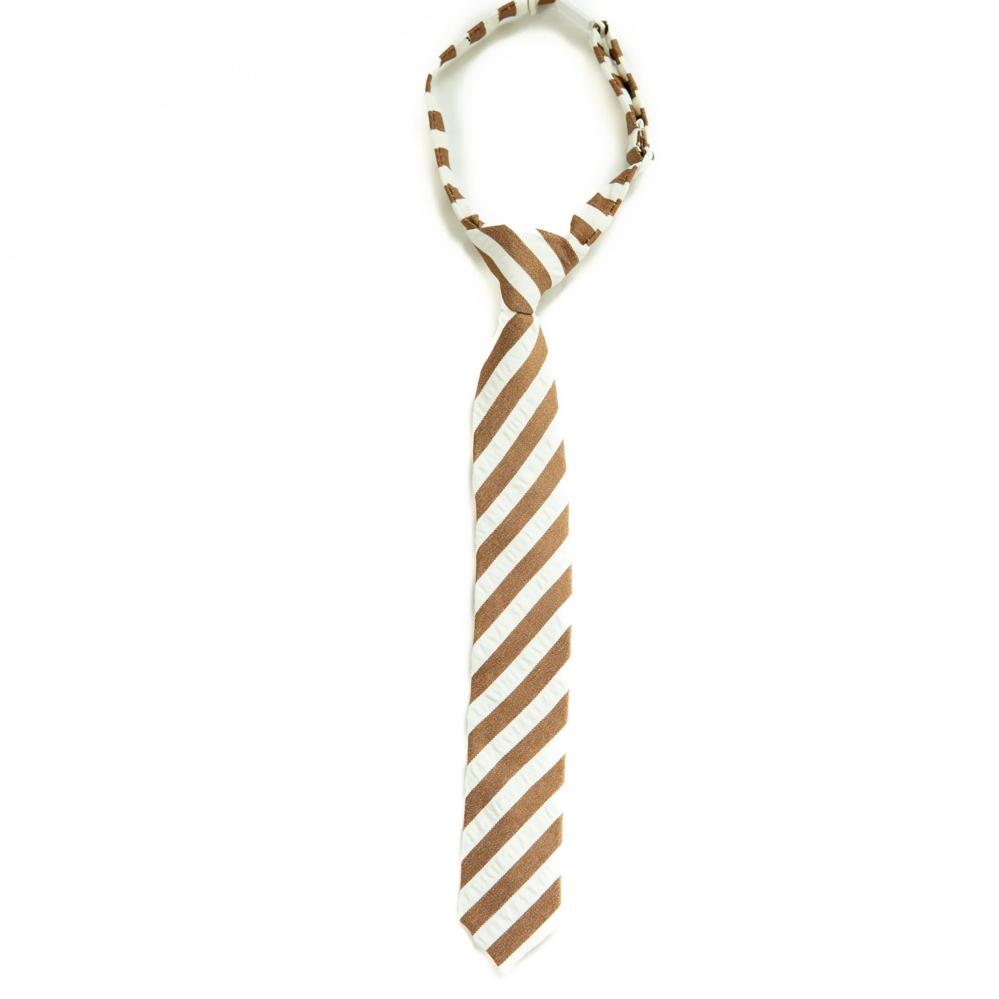Russet Stripe Boys Tie