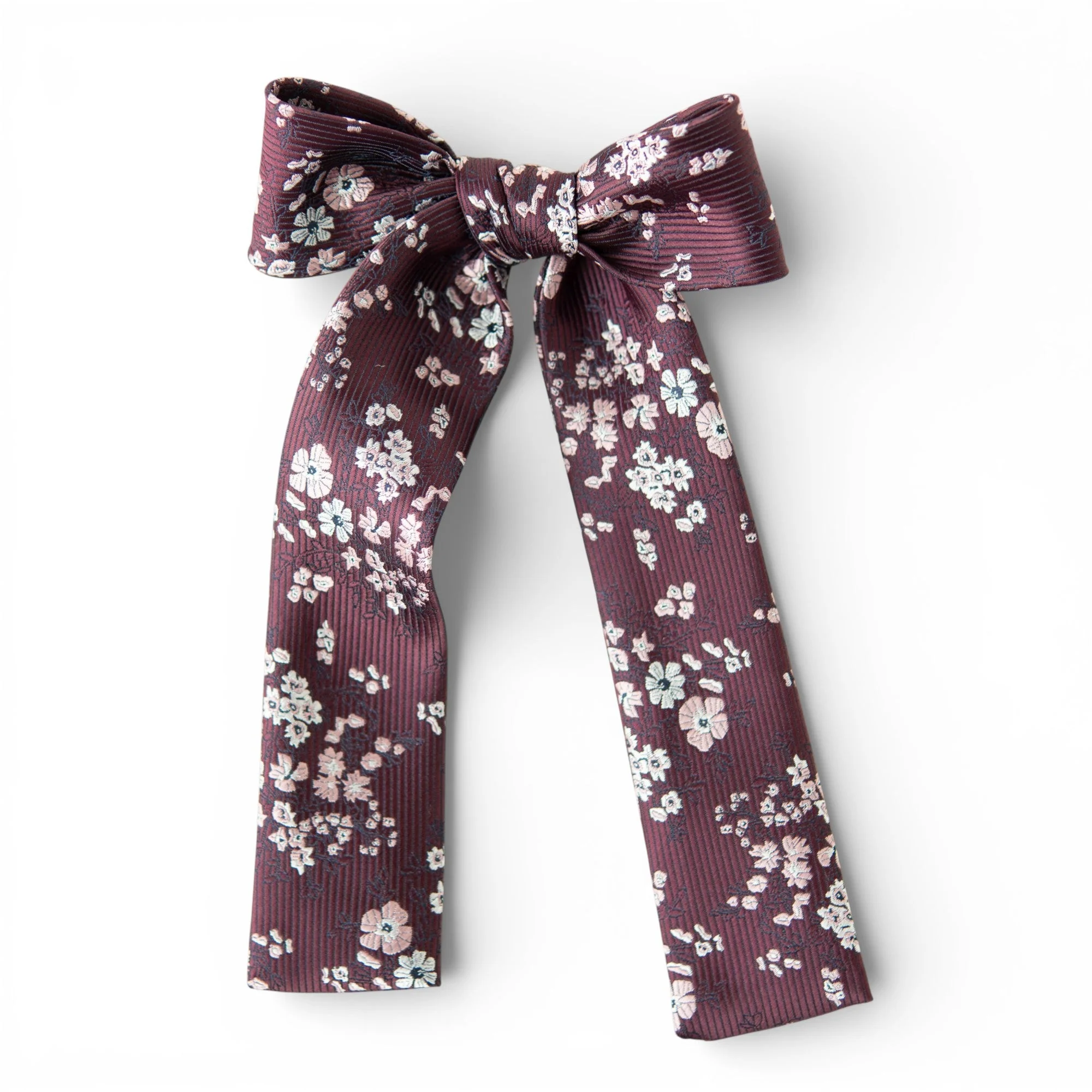 Sangria Floral - Lady Hair Bow