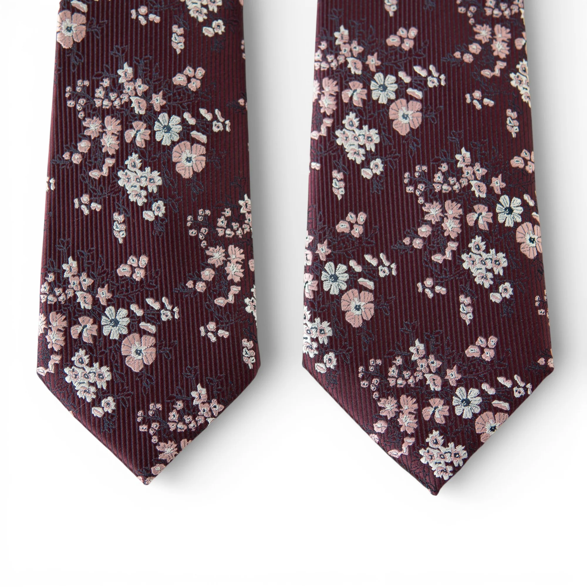 Sangria Floral - Men's Tie - Image 4