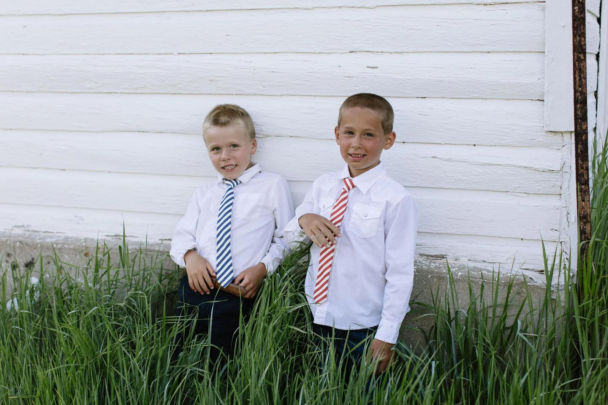 Scarlet Stripe Boys Tie - Image 4