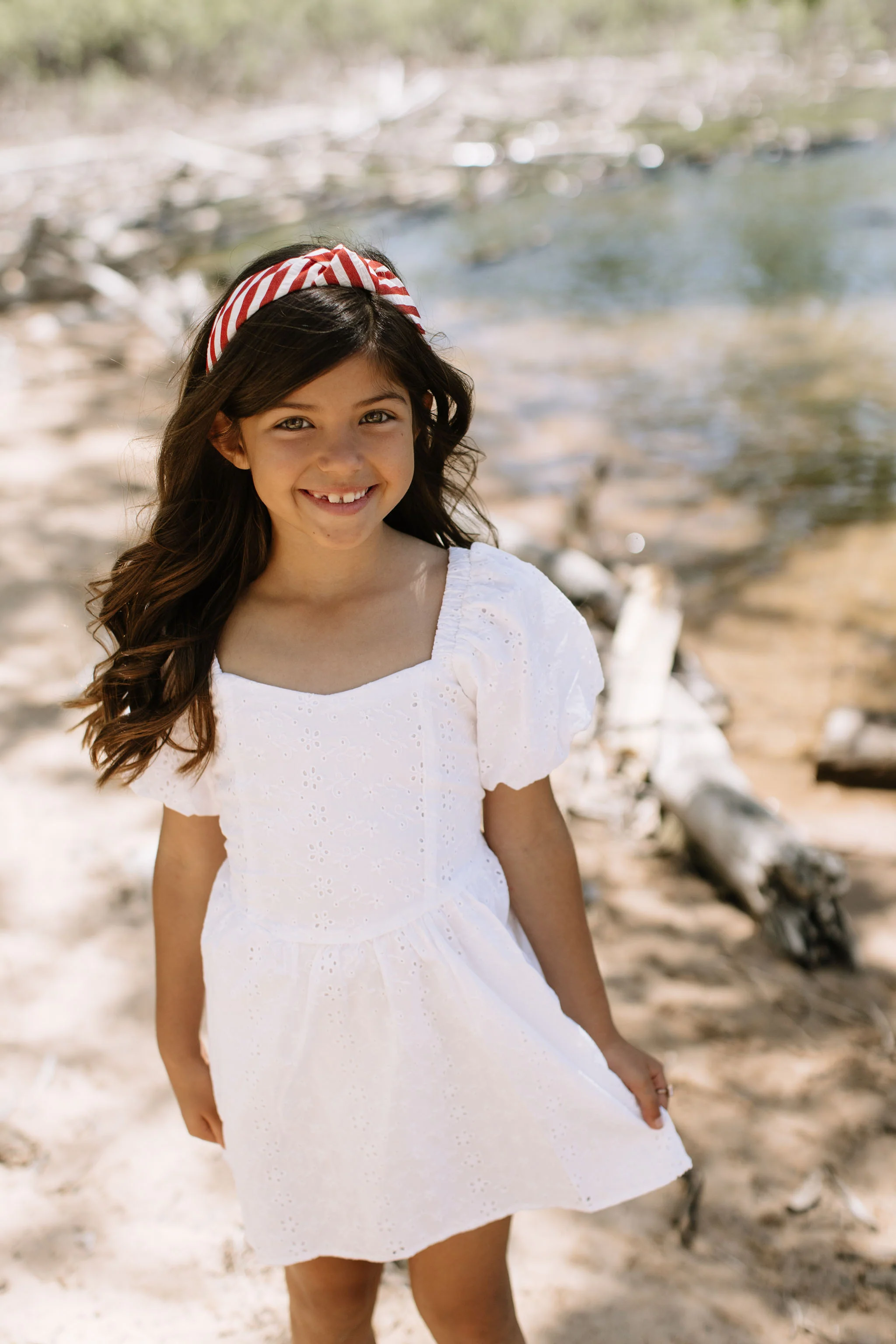 Scarlet Stripe Women's Knotted Headband - Image 6