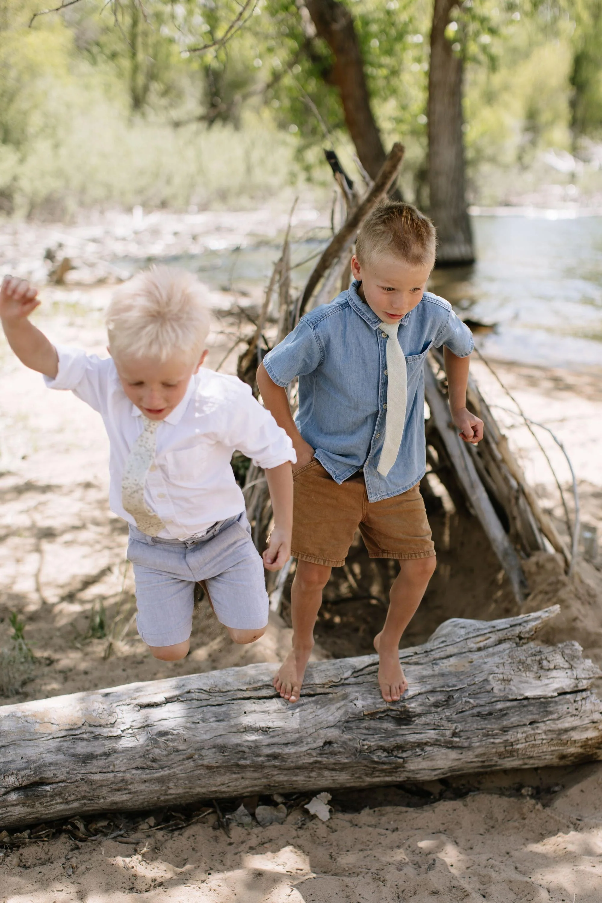 Sea Foam Boys Tie - Image 9