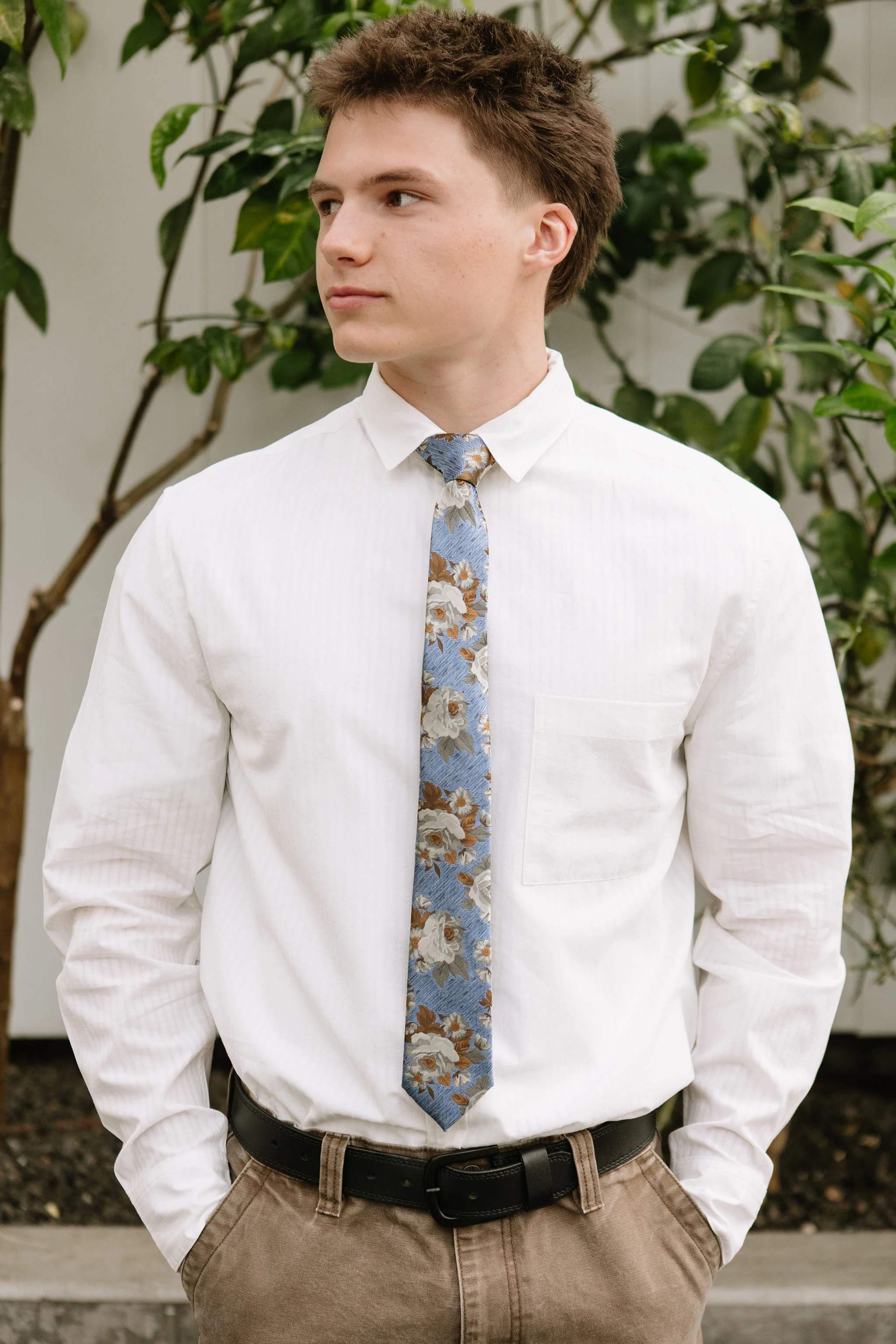 Seabound Floral Men's Tie - Image 6