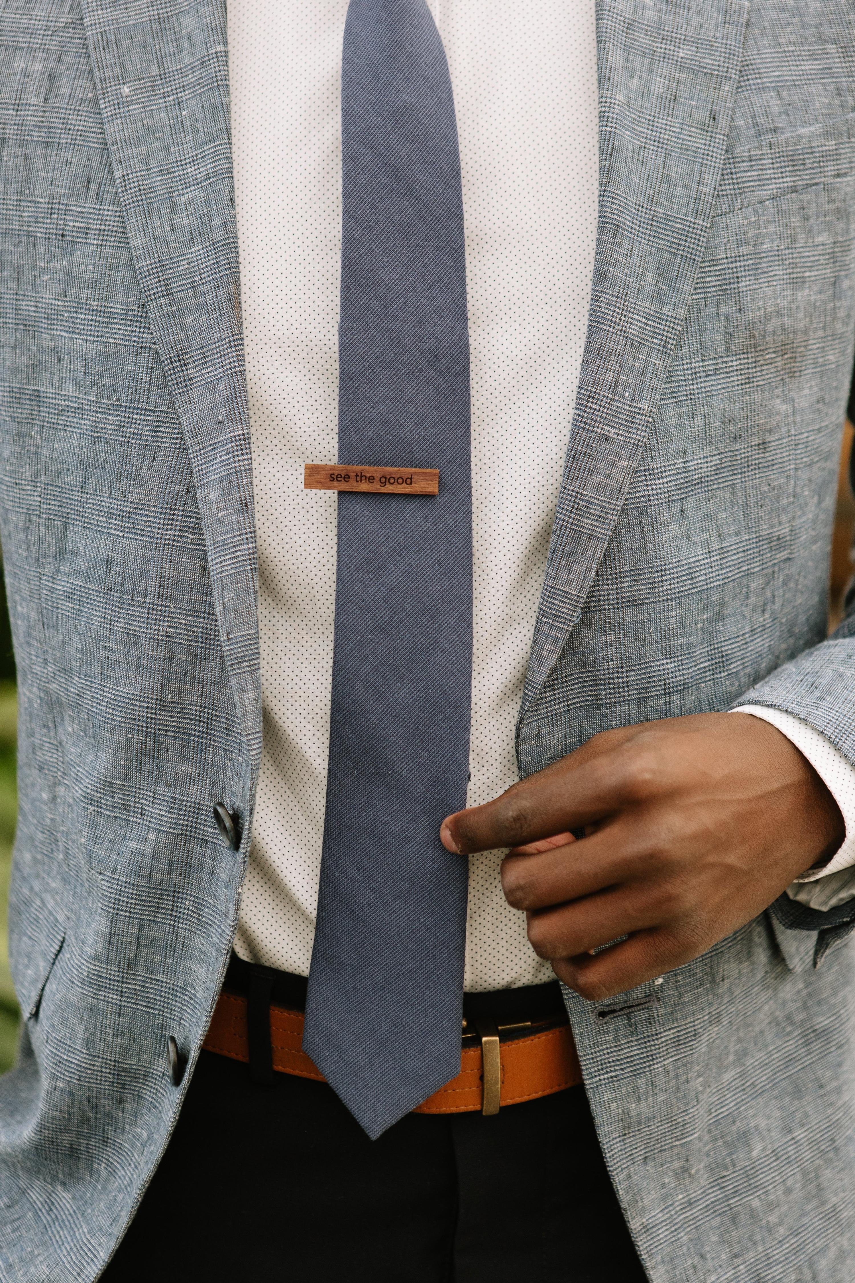 See the Good - Wooden Tie Clip - Image 3