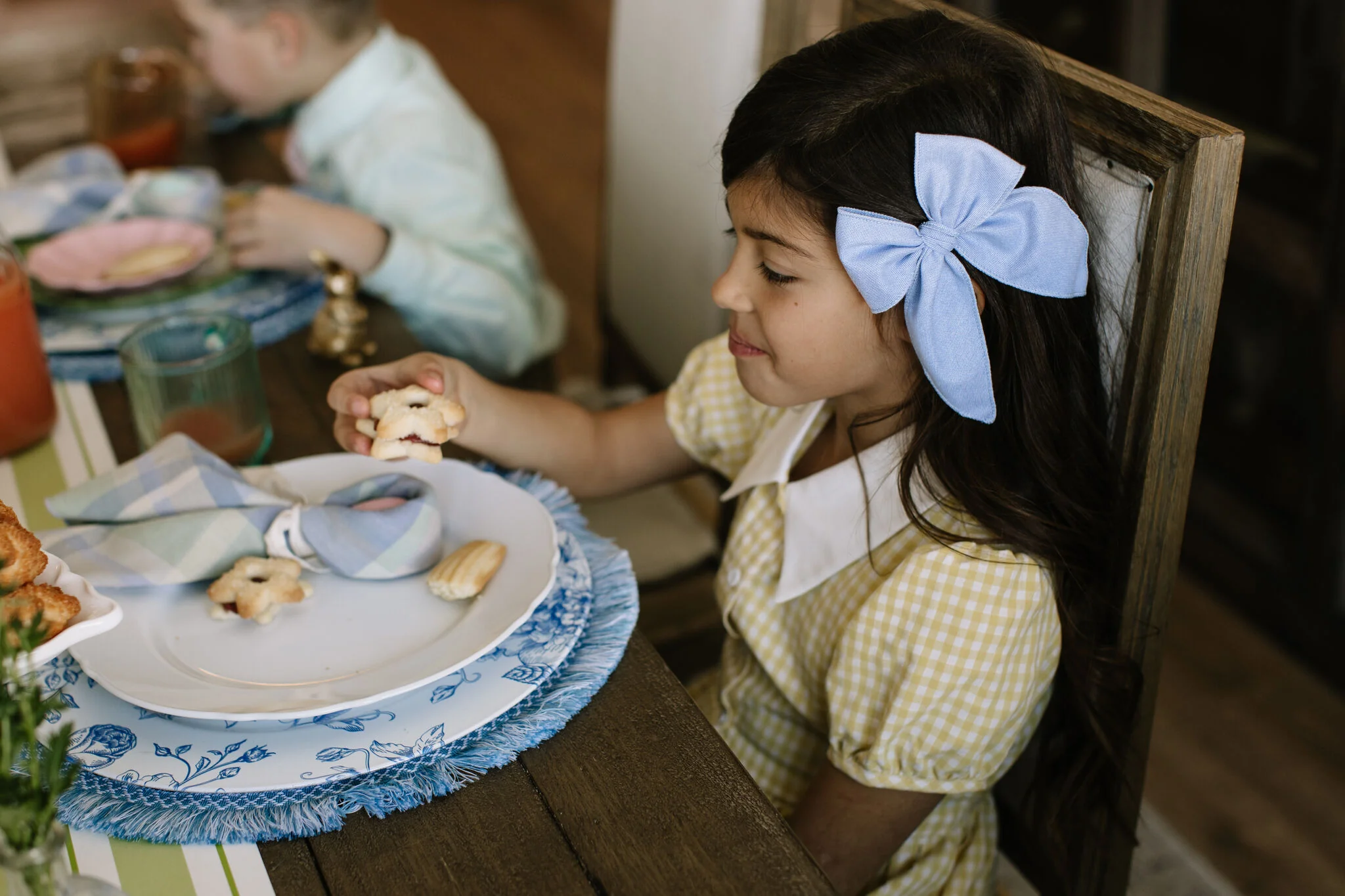Sky Blue - Darling Hair Bow - Image 3