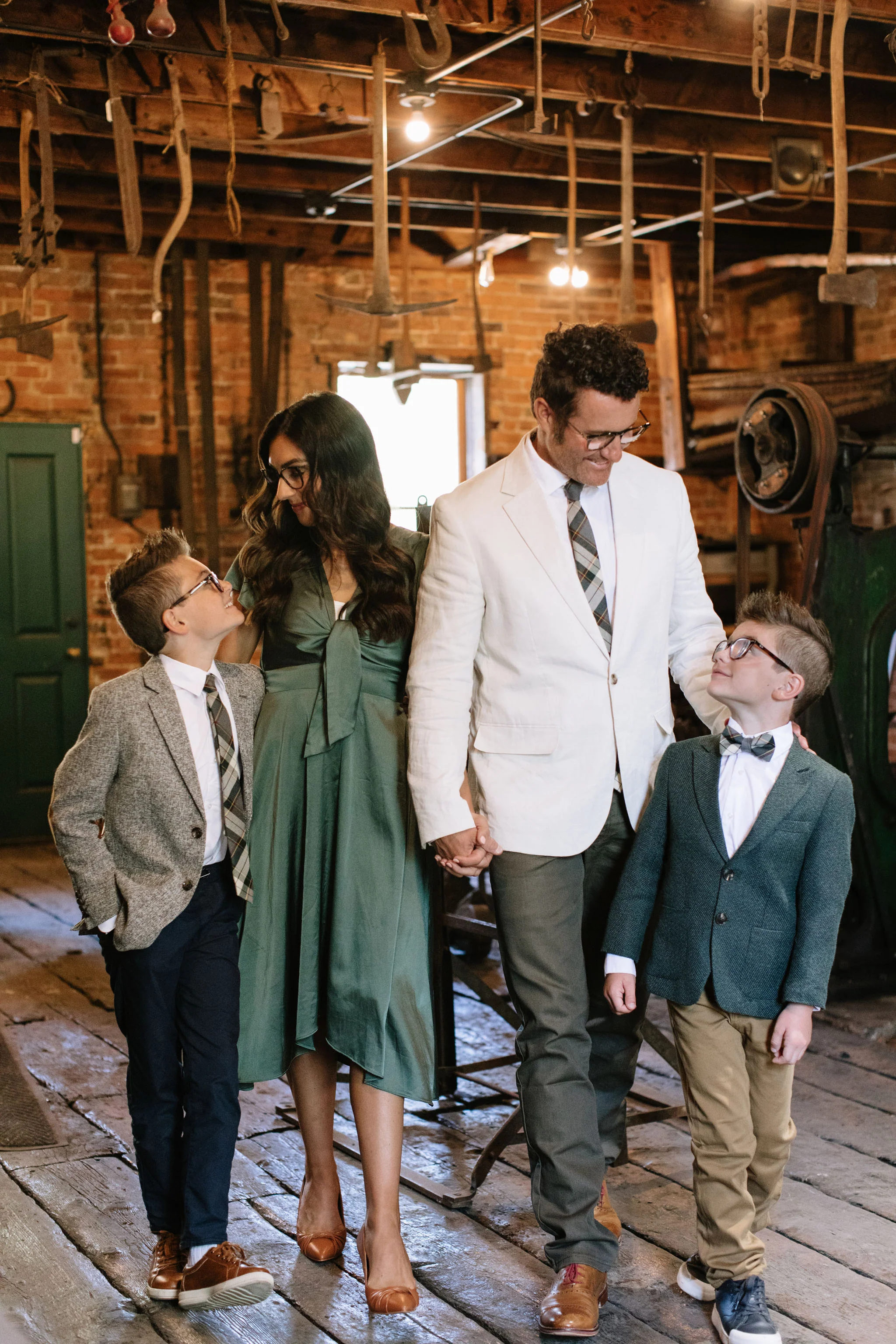Spruce Plaid Boys Tie - Image 6