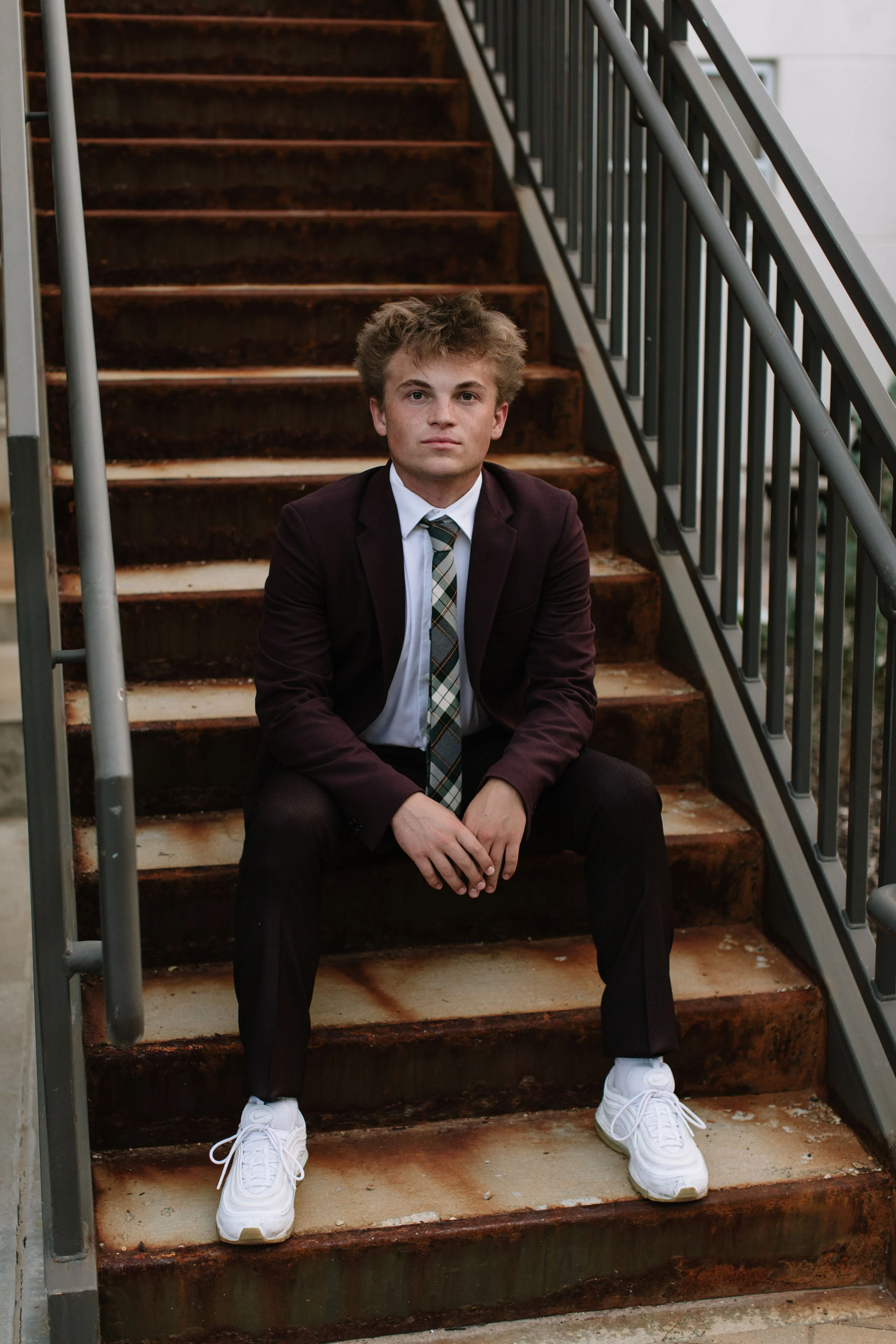 Spruce Plaid Mens Tie - Image 7