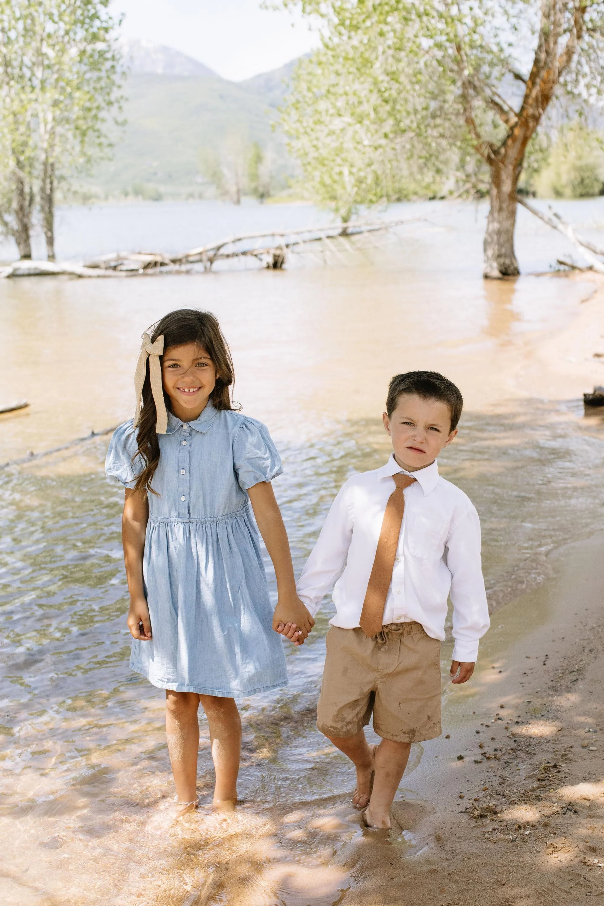 Tan Saddle Boys Tie - Image 2