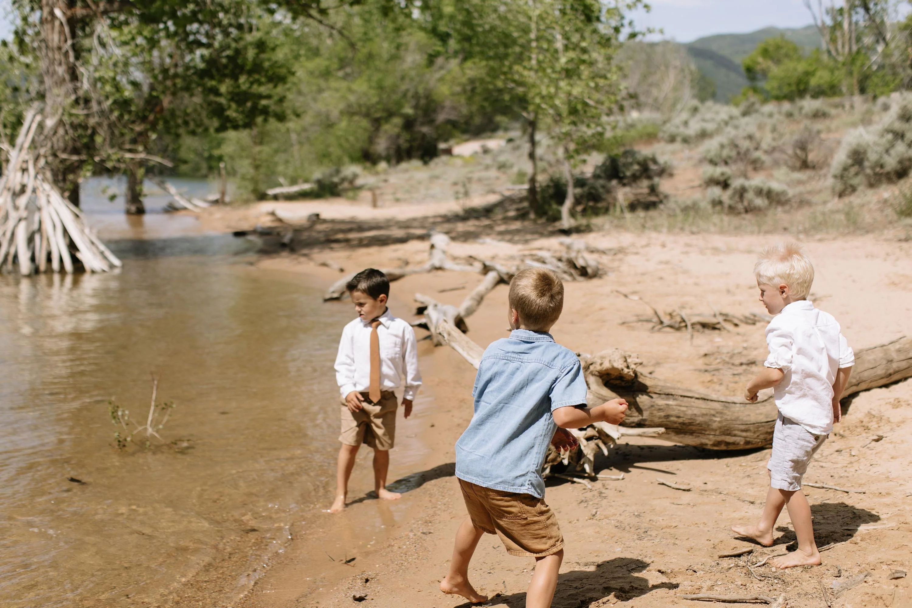 Tan Saddle Boys Tie - Image 6