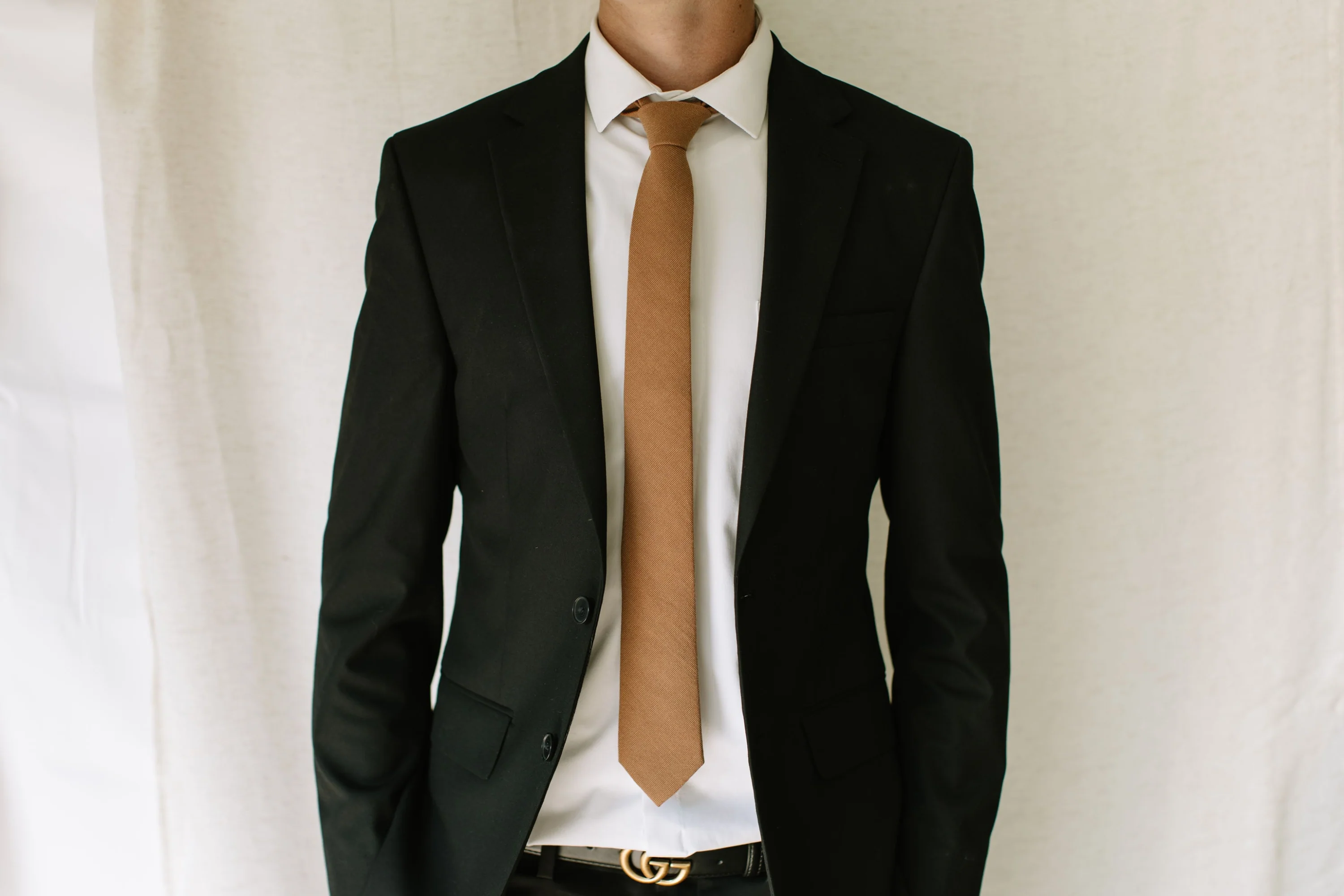 Tan Saddle - Men's Tie - Image 2
