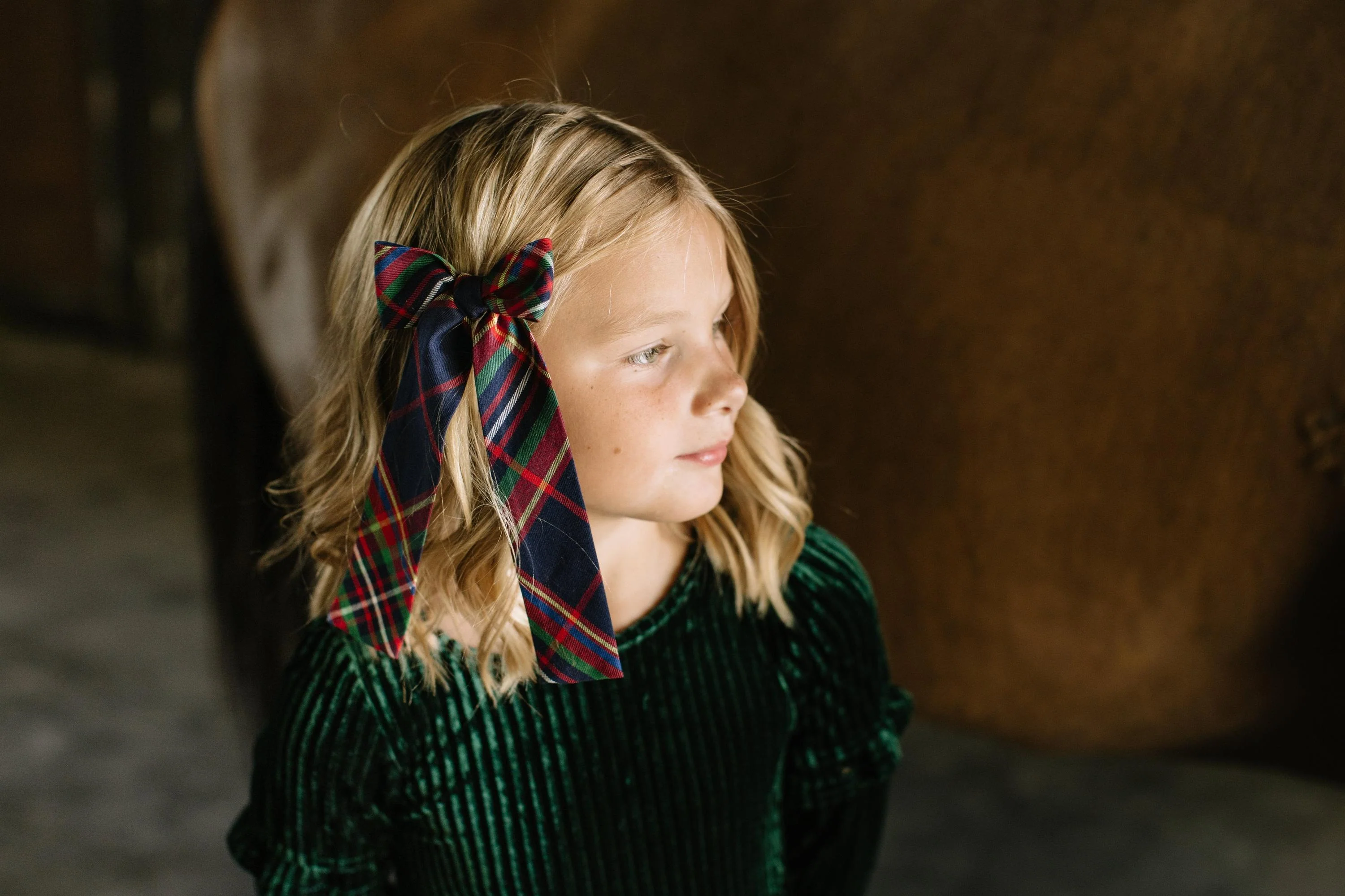 Whistler Plaid Lady Hair Bow - Image 2