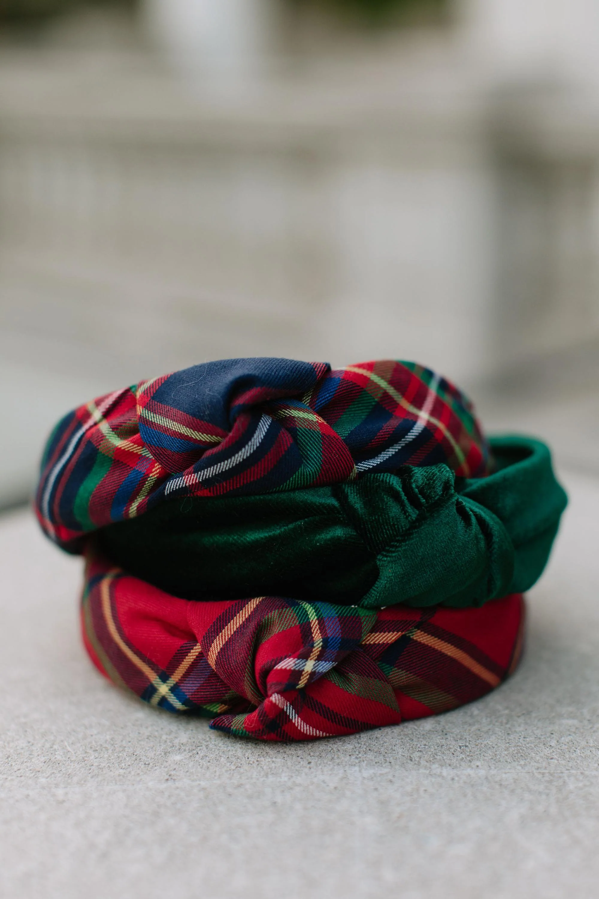 Whistler Plaid Knotted Headband - Image 8